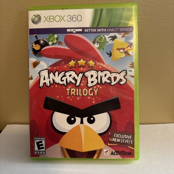 Angry Birds Trilogy Video Game (Xbox 360, 2012)Manual Inc.- Complete - Picture 1 of 7
